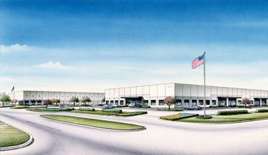 Northpark Central II, an office and production warehouse building is in development by J. A. Billipp